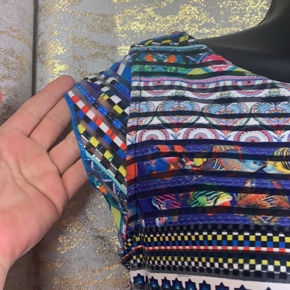 DESIGUAL Vest-FIona Ribbed Dress With Striped Pattern Size S - Picture 7 of 15